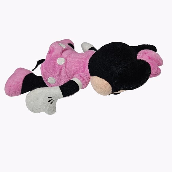 Disney Original Minnie Mouse 9 inch Plush Pink Dress Bow Stuffed Animal Toy - Picture 3 of 5